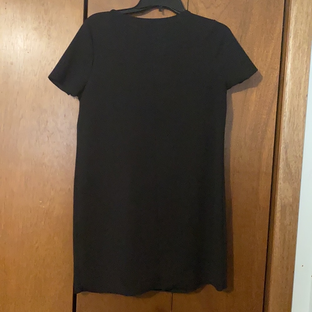 Black floral shift dress - Picture 7 of 7